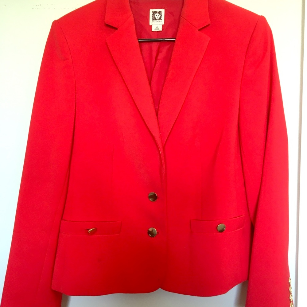 Anne Klein Blazer in Red